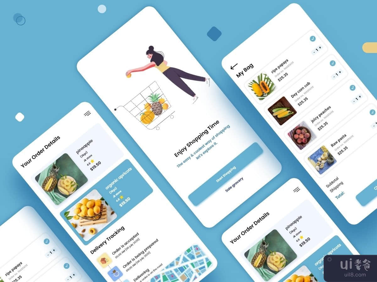 超市购物应用(Supermarket shopping app)插图