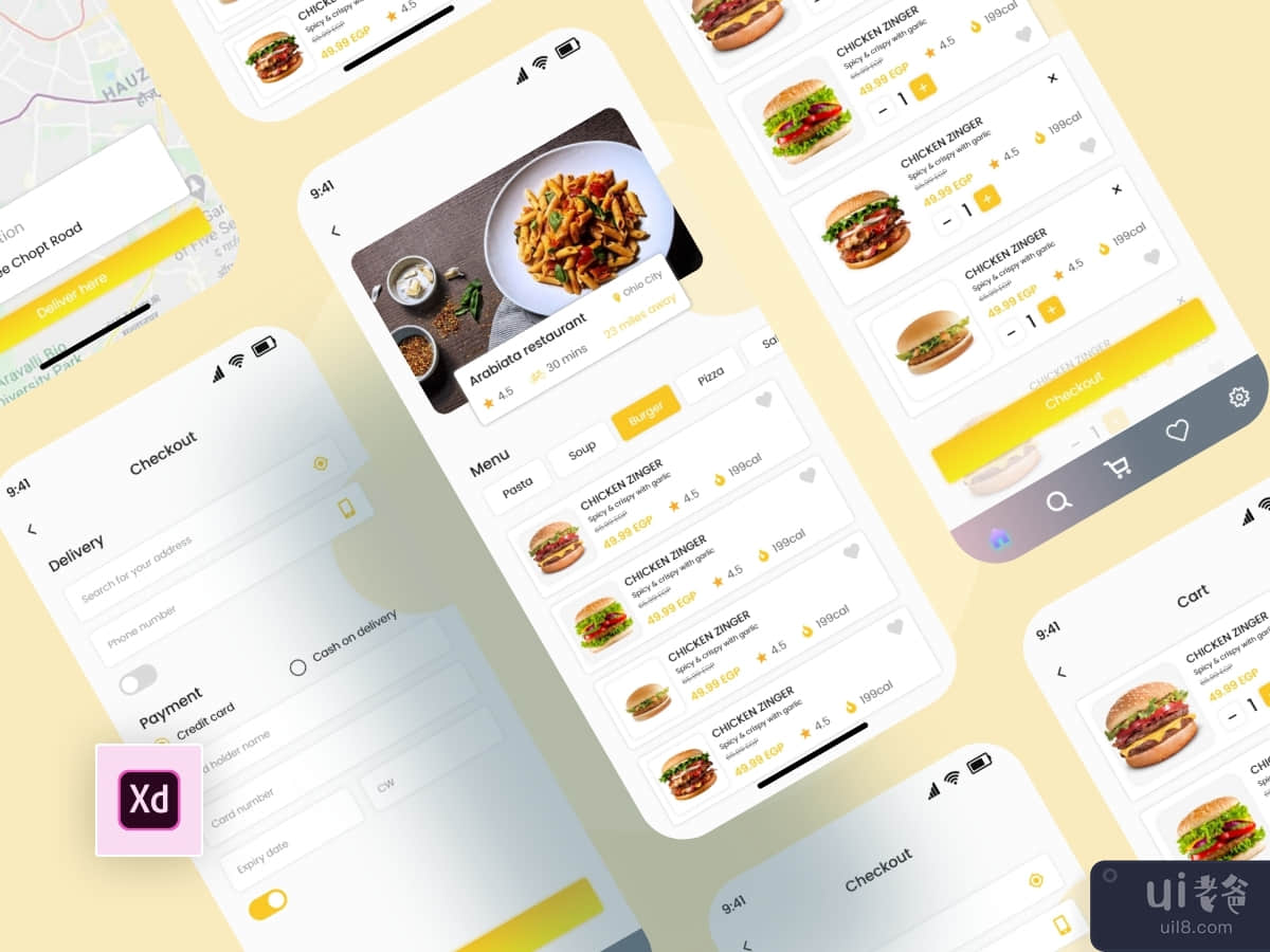 Food Delivery App Ui Design