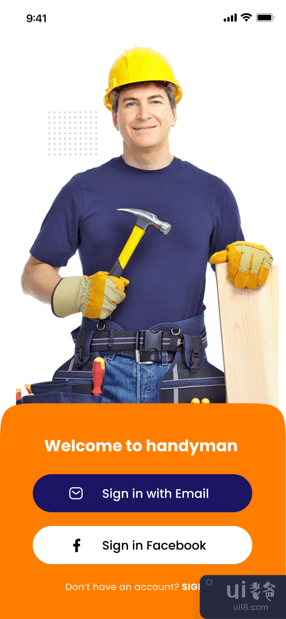 按需杂工服务应用程序设计(On demand Handyman Services App Design)插图