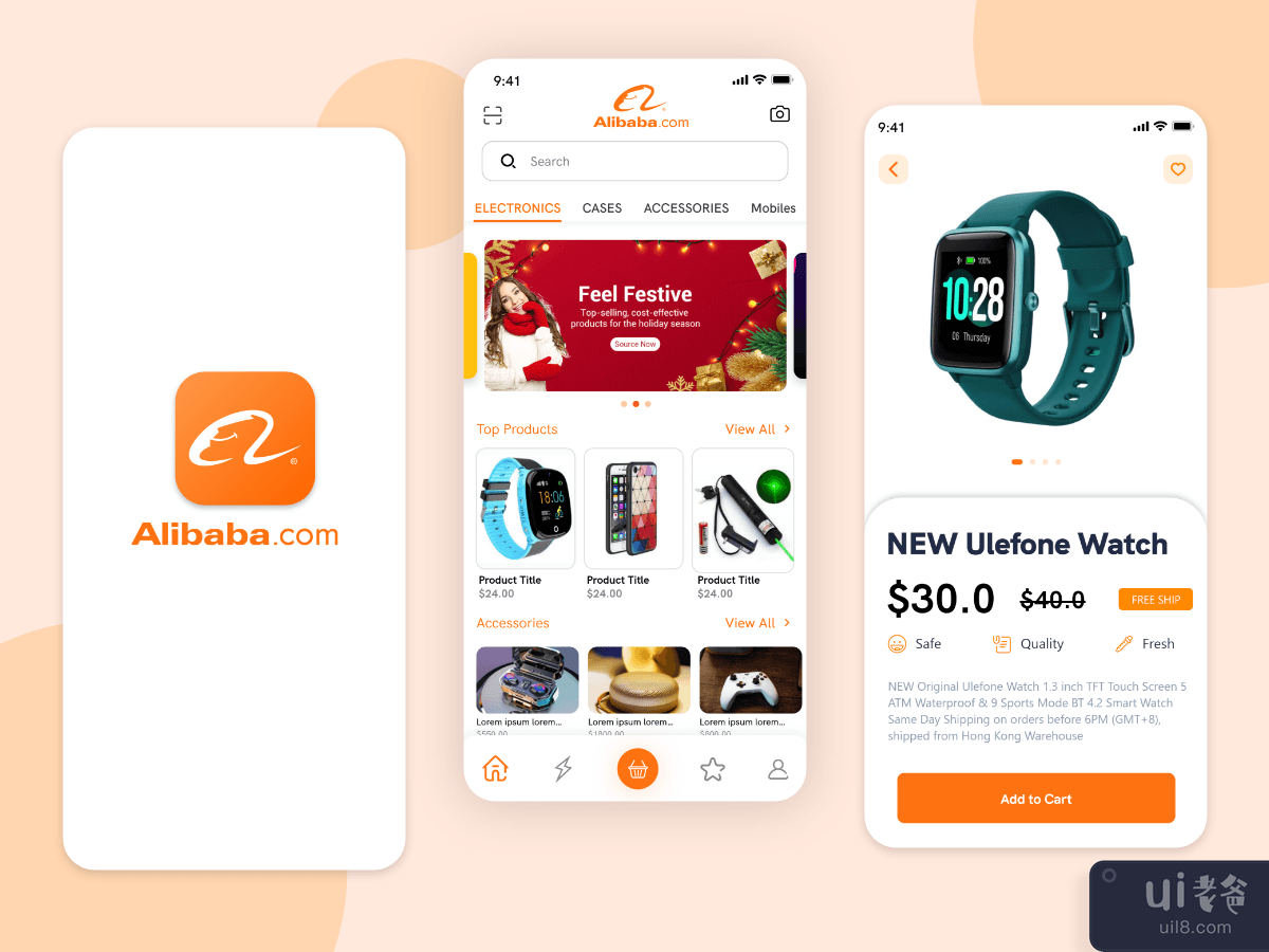 电子商务应用程序设计 - 阿里巴巴 - 网上购物商店(E-commerce App Design - Alibaba - Online Shopping Store)插图