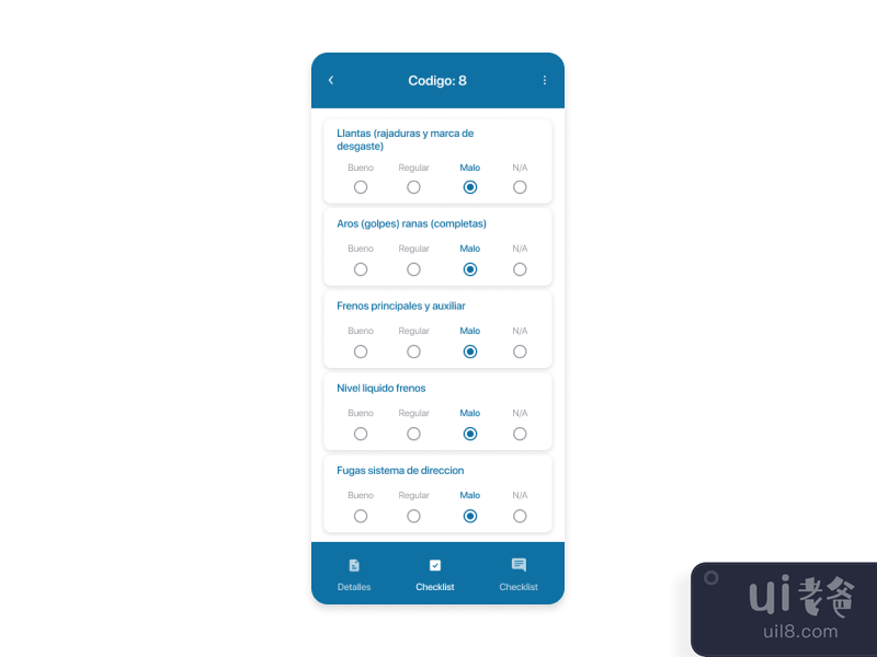 Enhance checklists design app