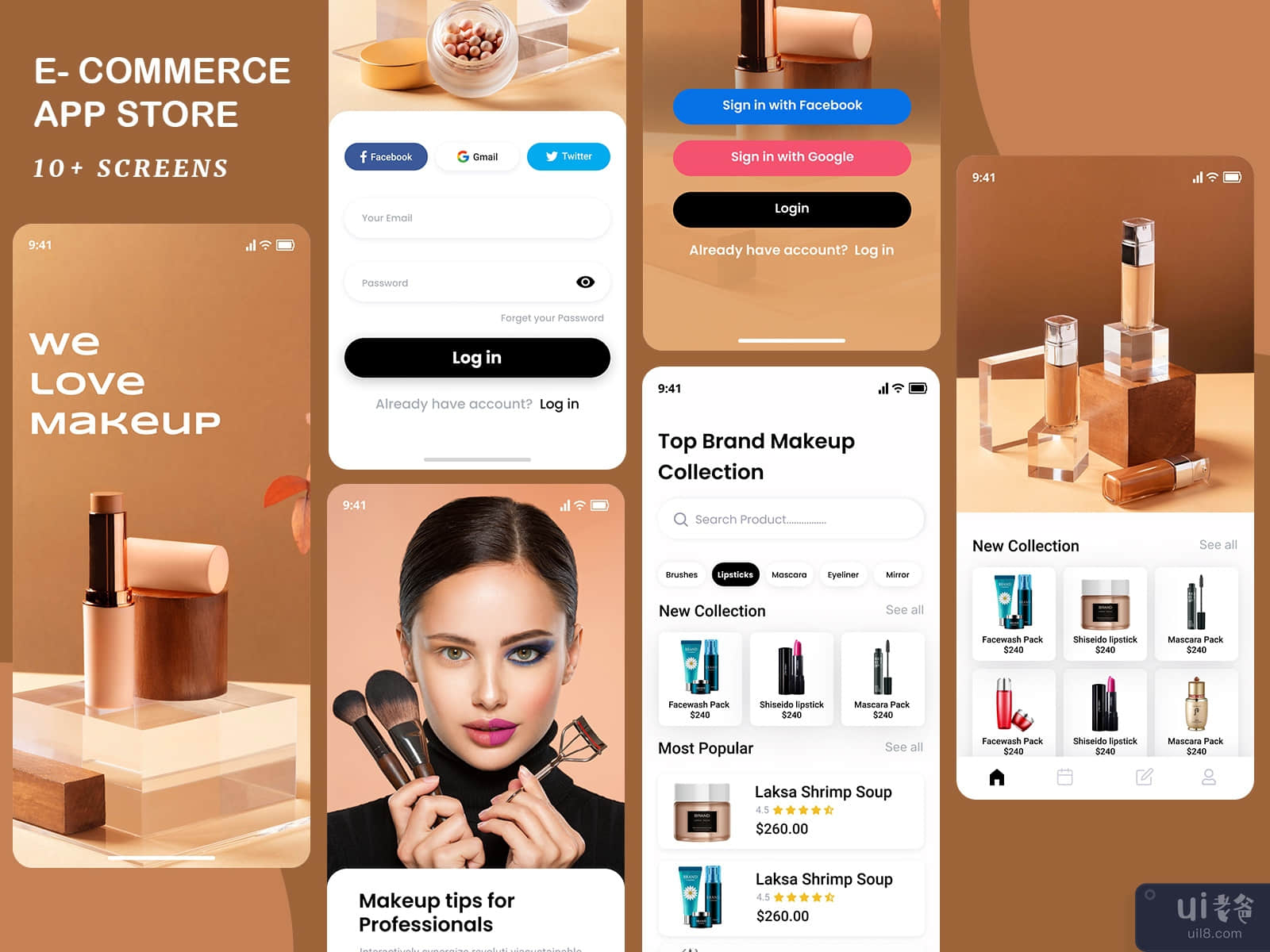 #02 Cosmetic E- commerce App Store