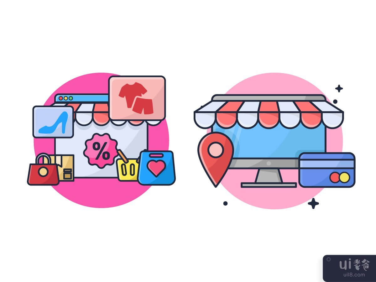 E-Commerce Illustration Concept