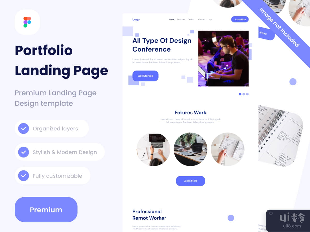 portfolio Landing Pages Design website Premium 