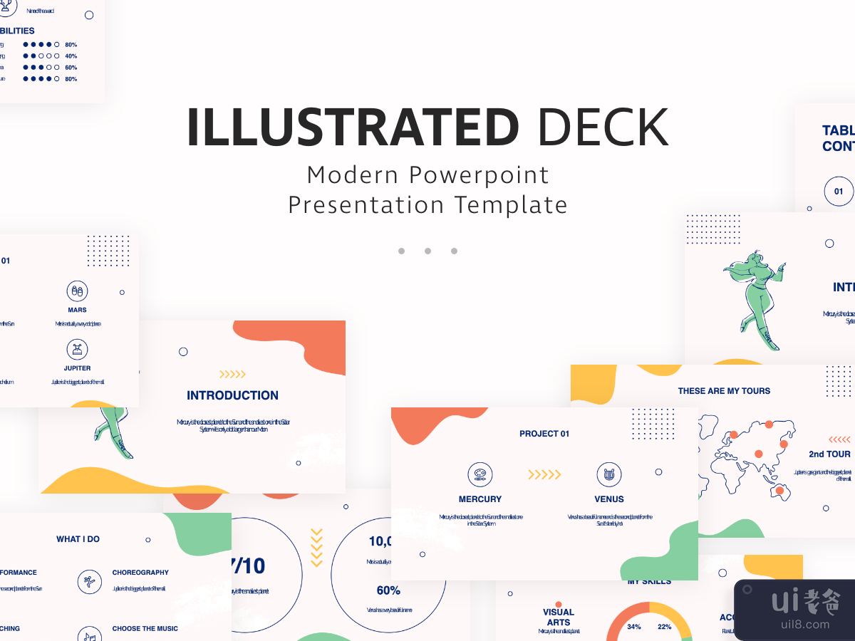 Illustrated PowerPoint Presentation Template
