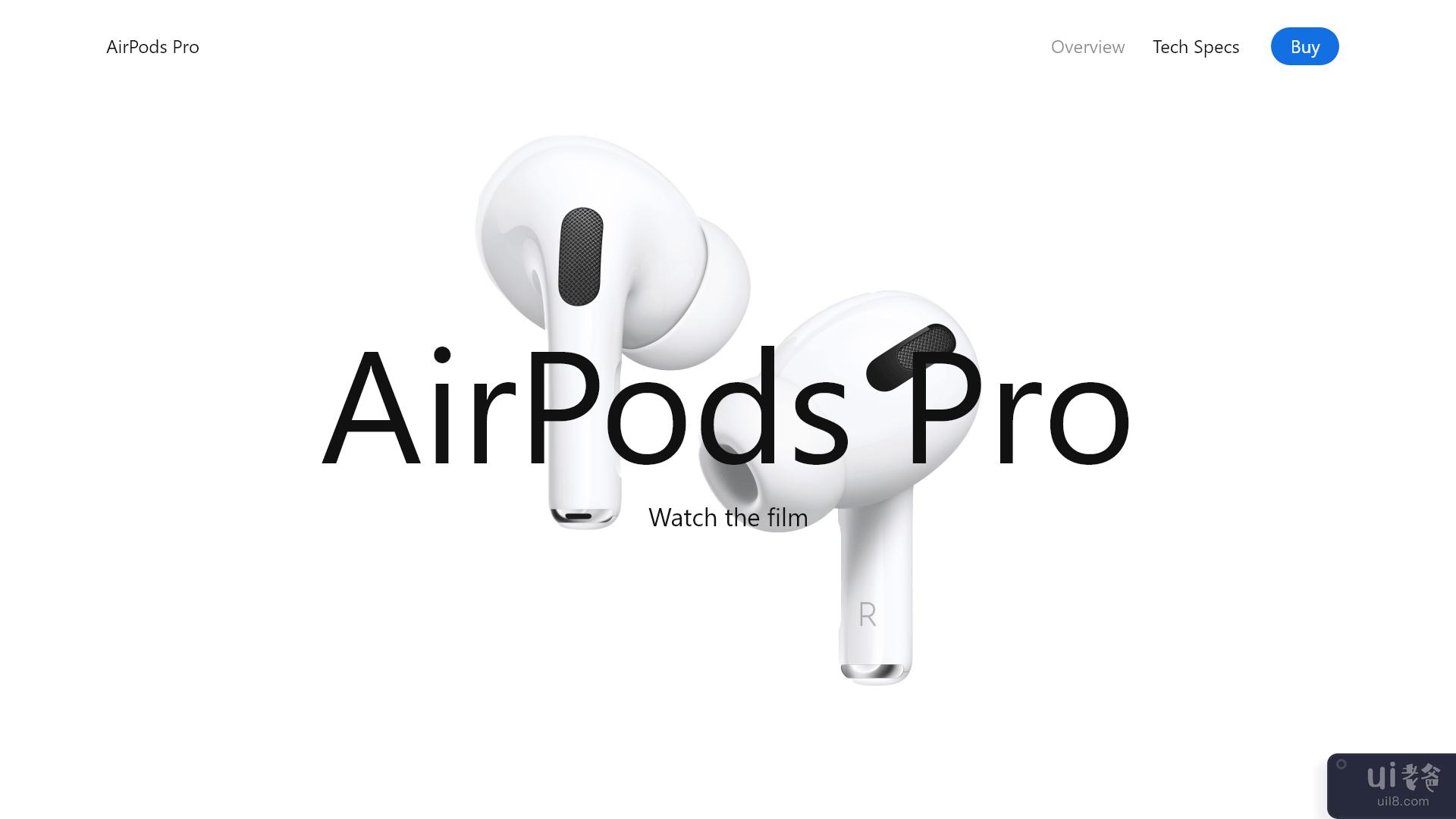 AirPods Pro - 网页重新设计(AirPods Pro - Web Redesign)插图