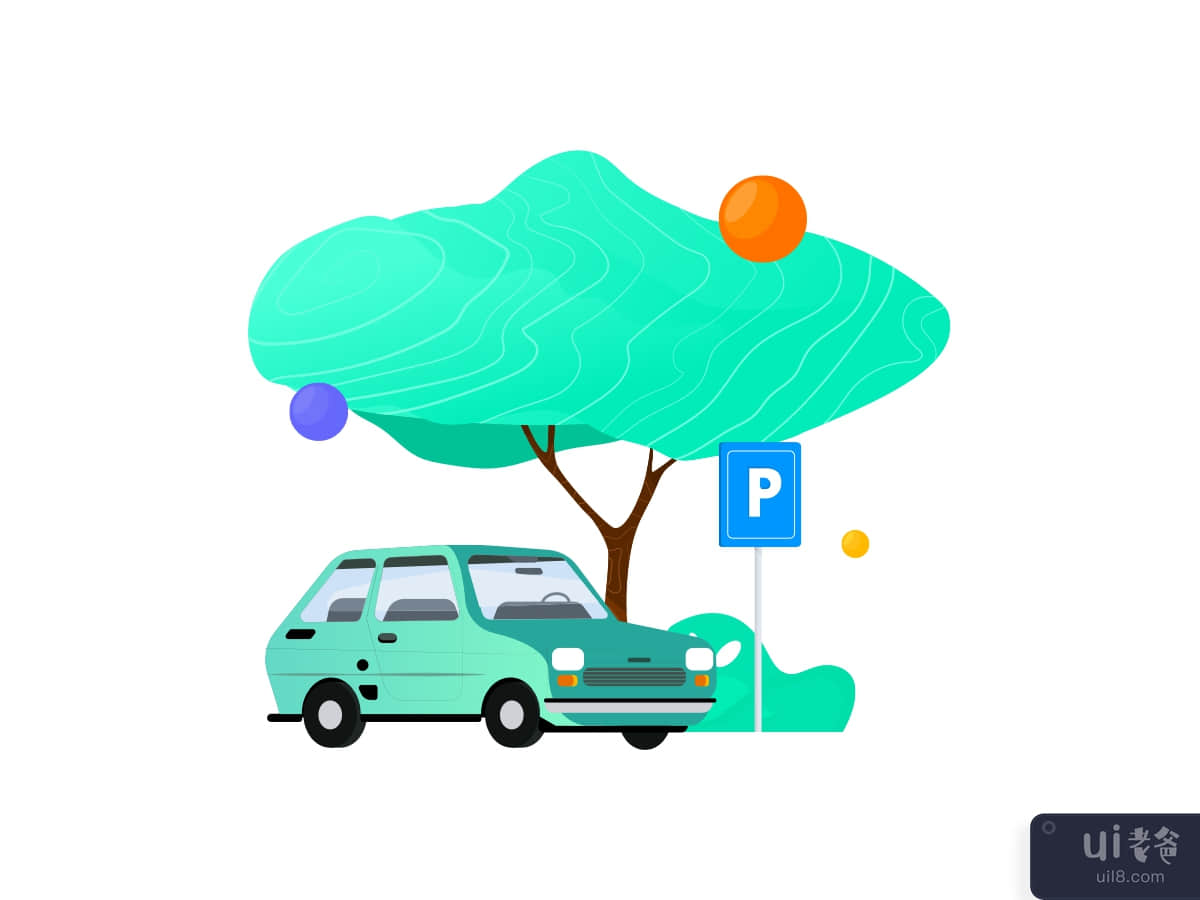 Parking - Illustration