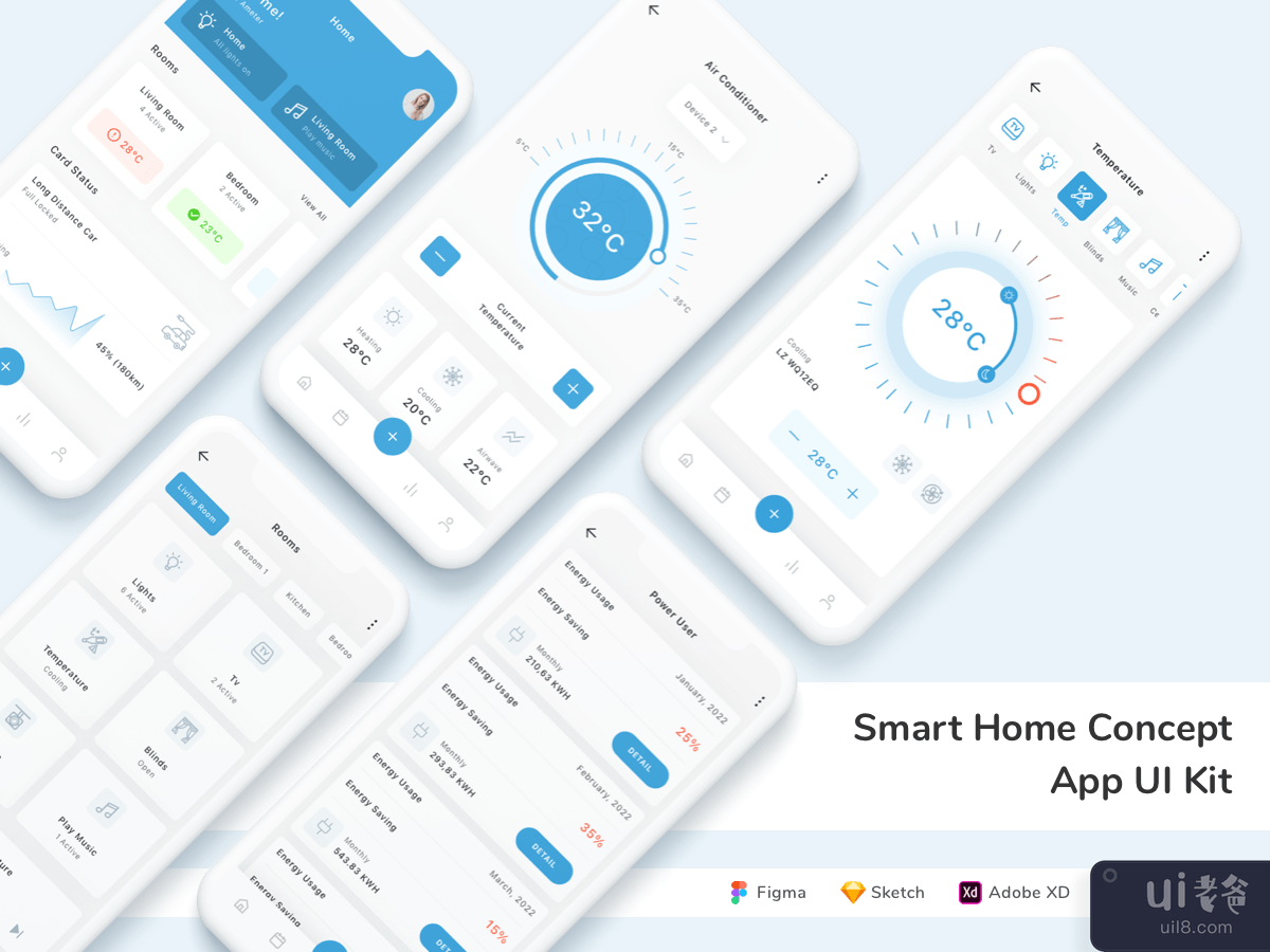 Smart Home Concept App UI Kit