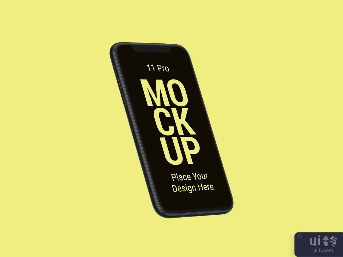 Latest Smart Phone 11 pro MAX Mockup to Present Artwork