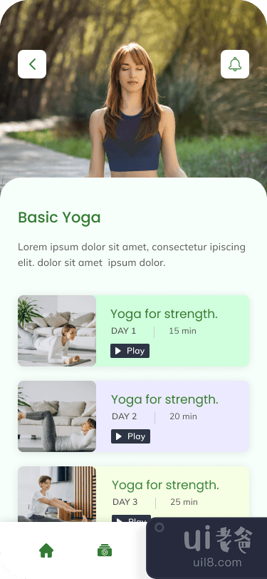 在线瑜伽和冥想移动应用(Online Yoga & Meditation Mobile Apps)插图1