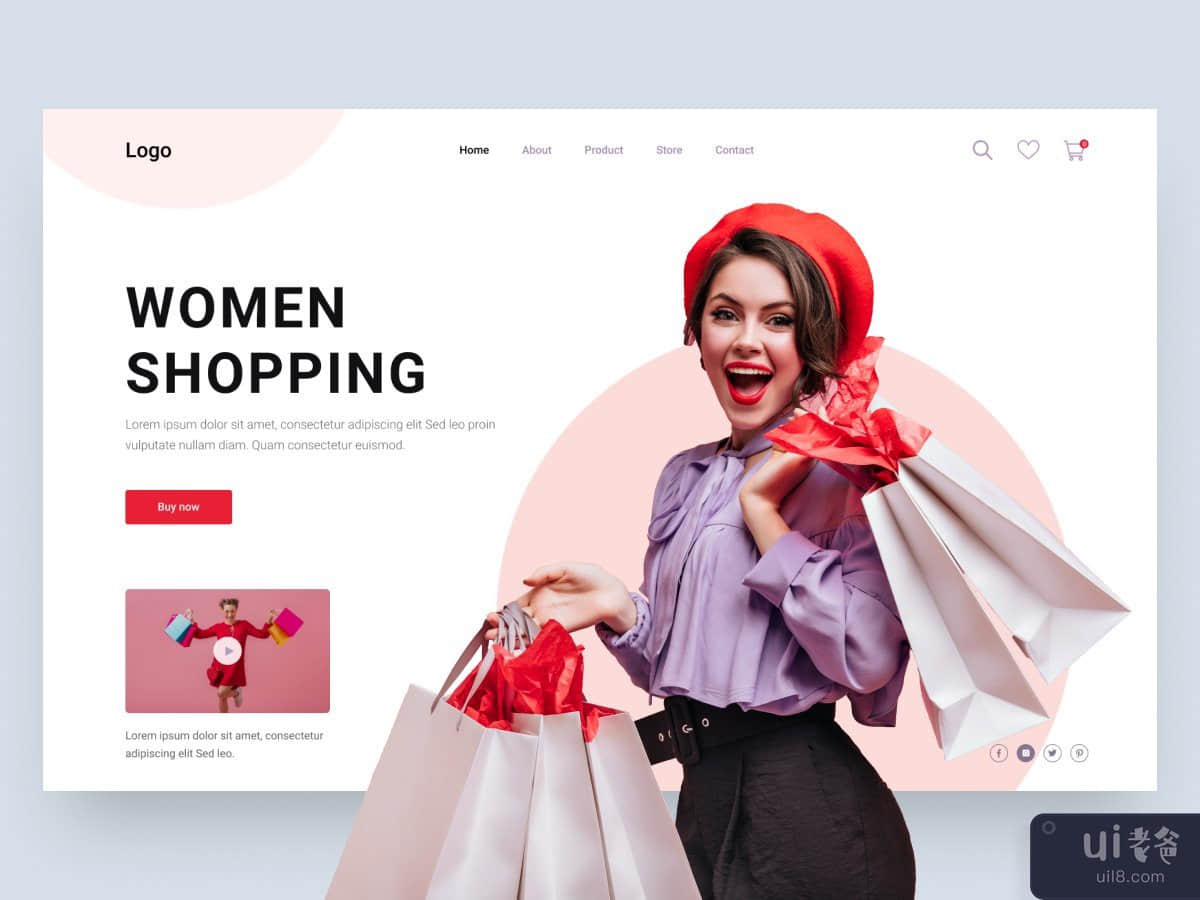 Shop Website UI