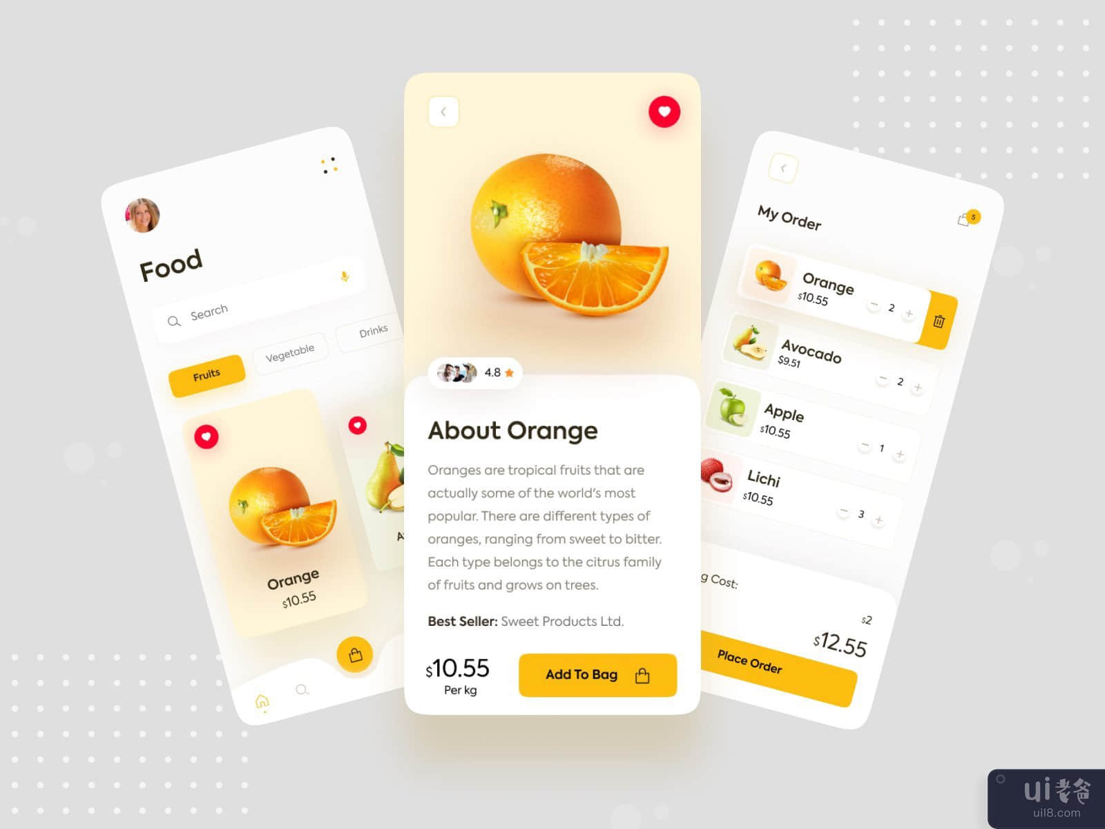 食品移动应用(Food Mobile Application)插图
