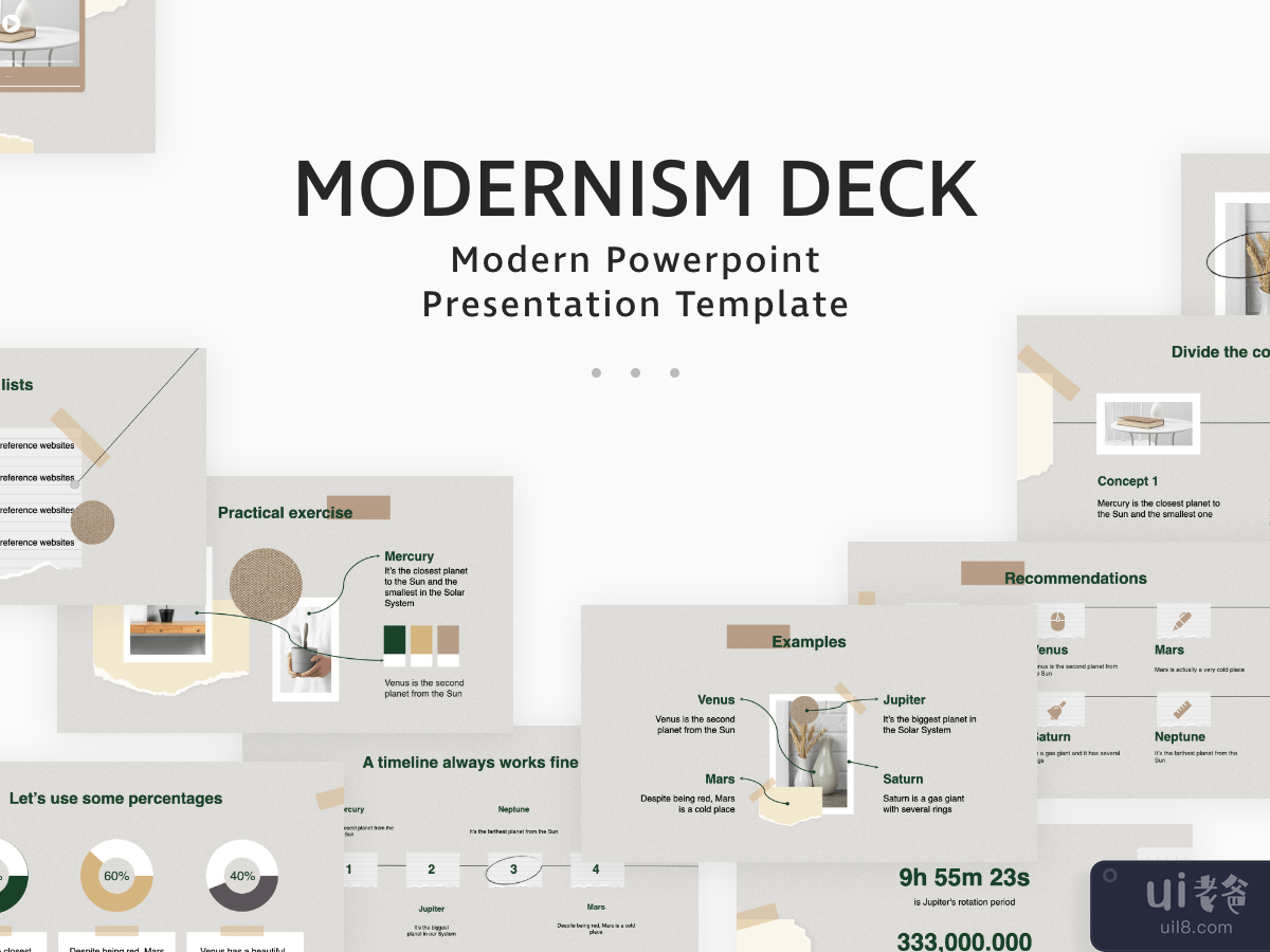 Modernism PowerPoint Presentation Template
