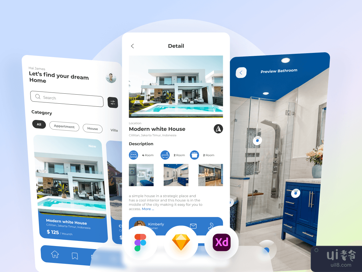房屋租赁移动应用程序(Home Rent Mobile App)插图6