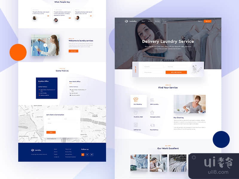 Laundry Landing Page