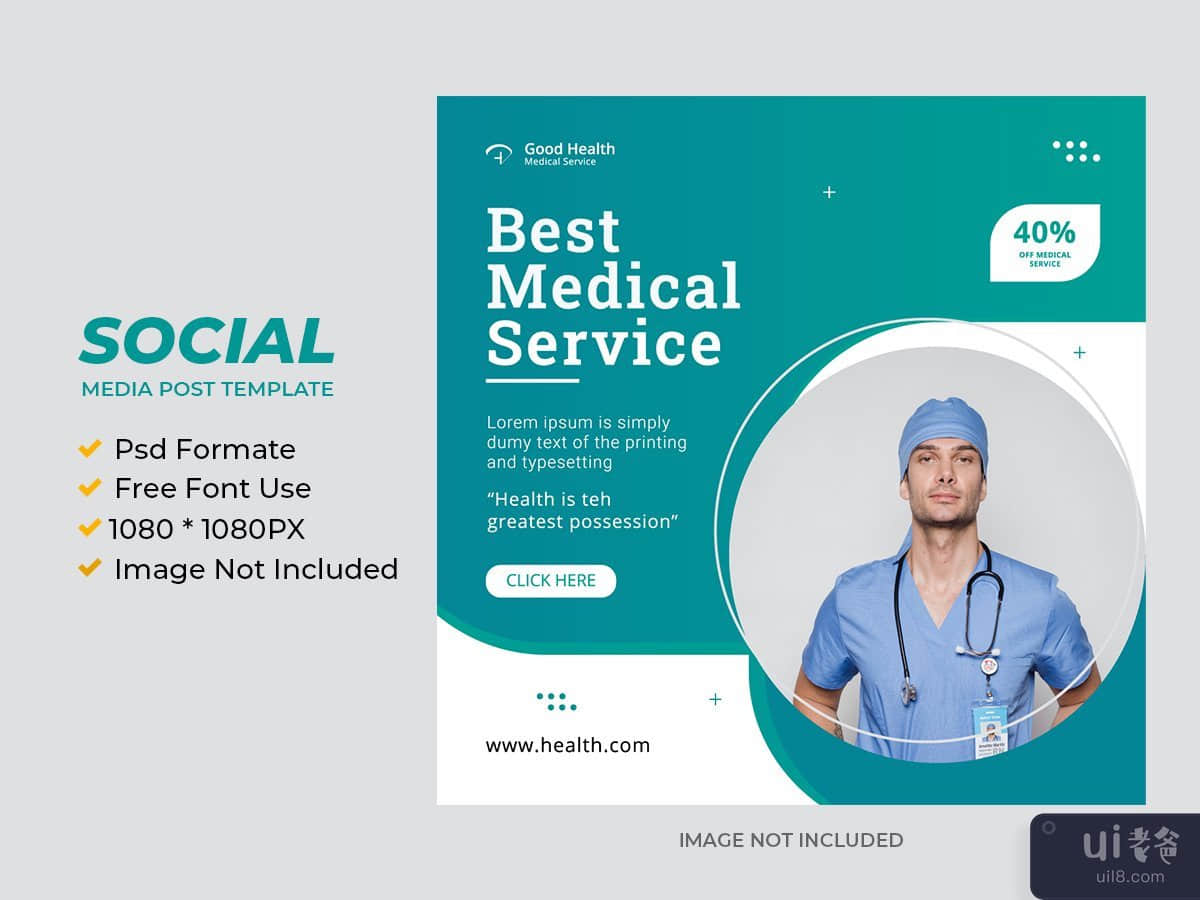Medical Social Media Post & Flyer Templates