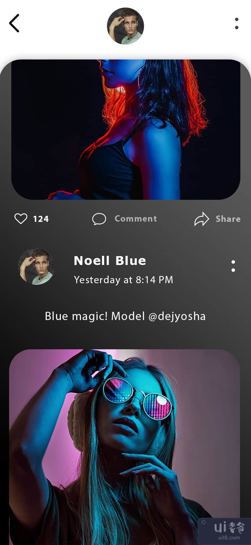 诺尔蓝用户界面(Noell Blue UI)插图1