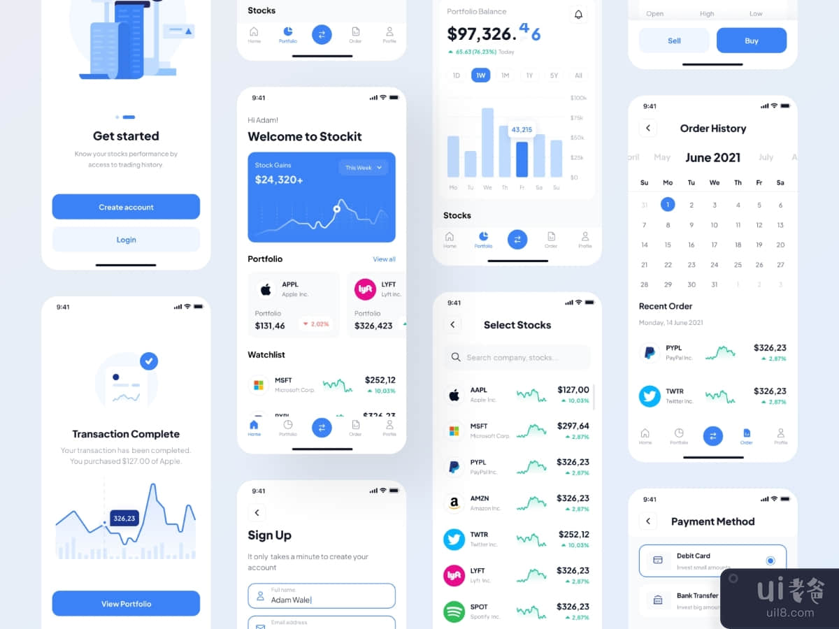 Banking App - UI Kit