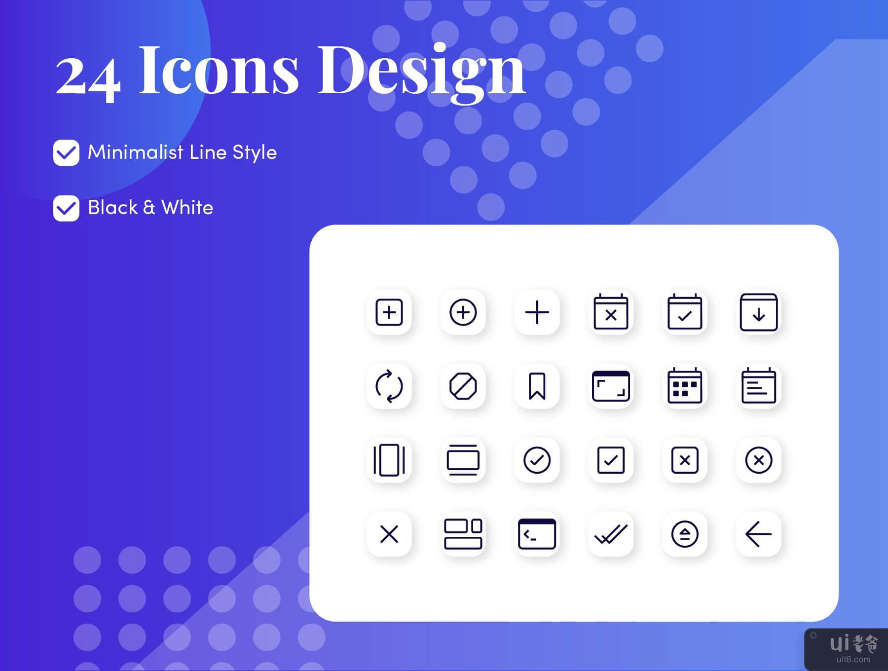 我的图标 |操作图标集(myIcon | Action Icon Set)插图2