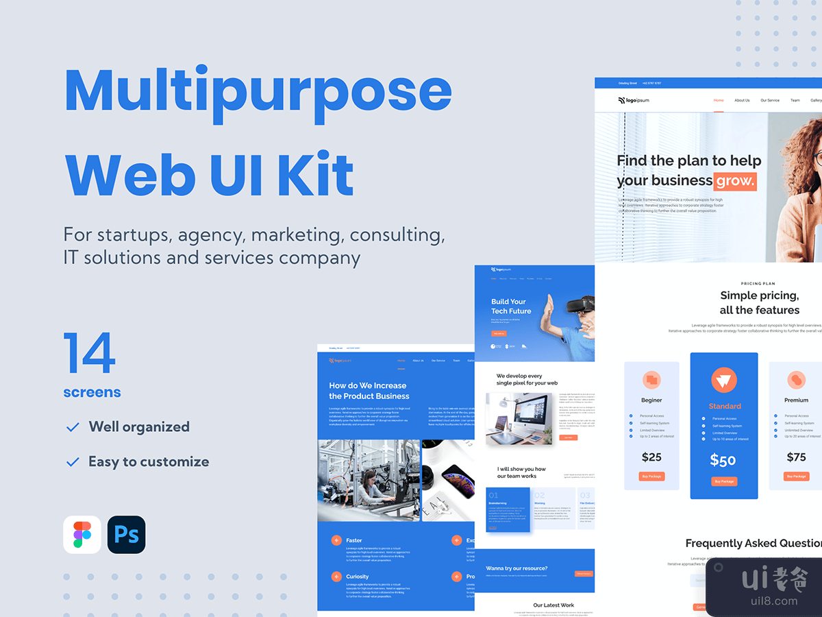 Multipurpose Web UI Kit