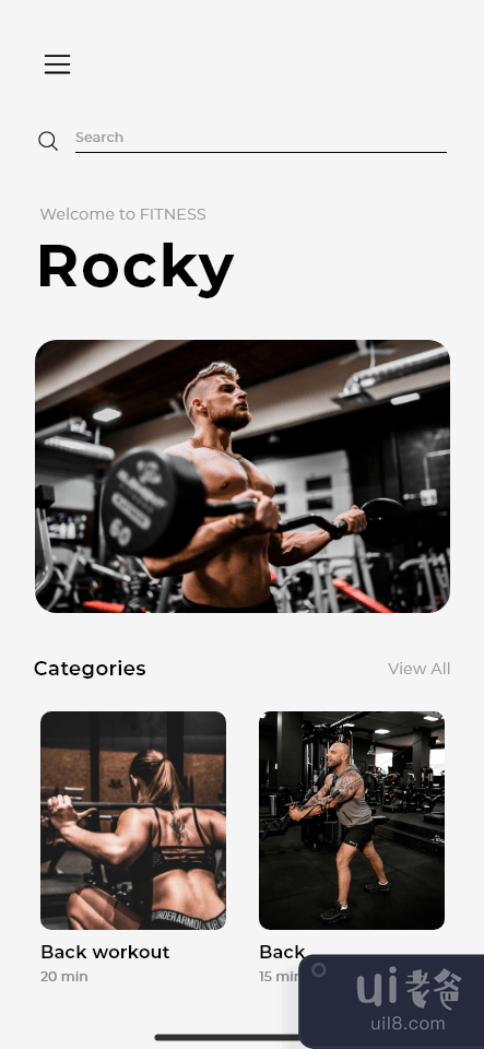 健身房和健身应用程序(Gym and Fitness App)插图