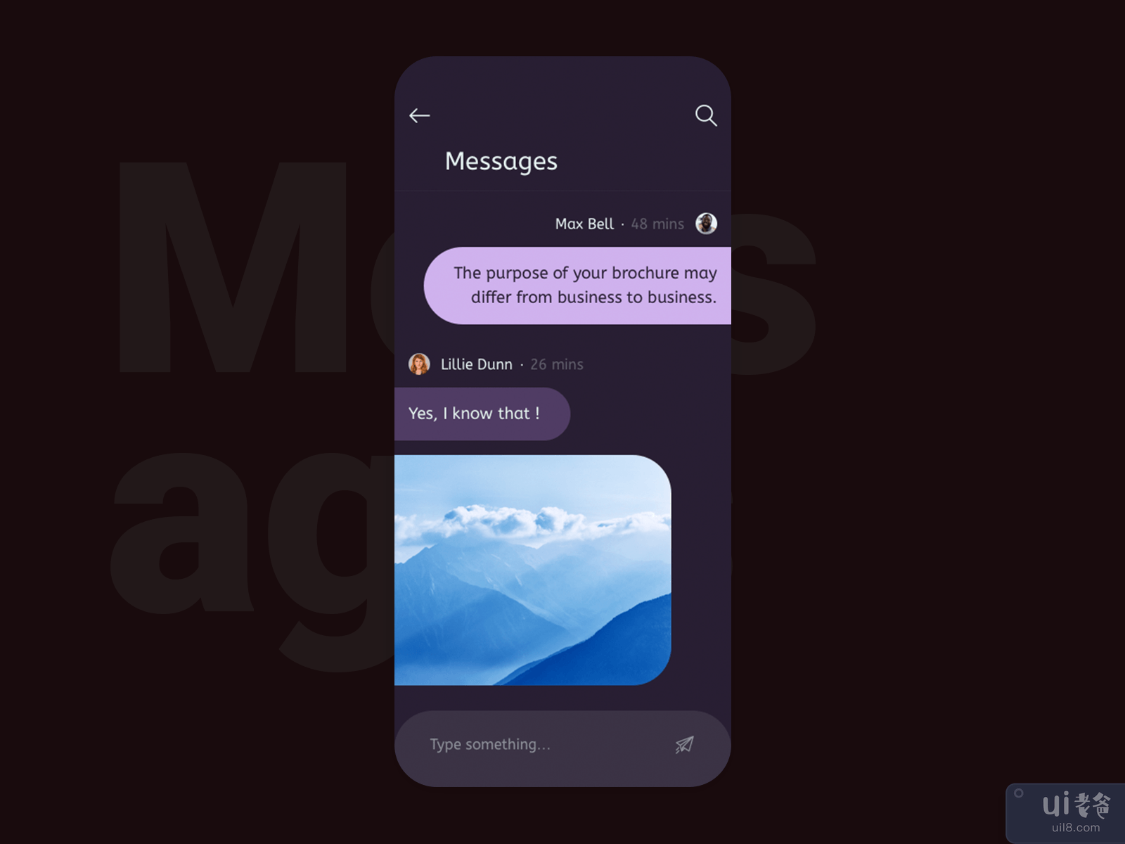 Messages Mobile App