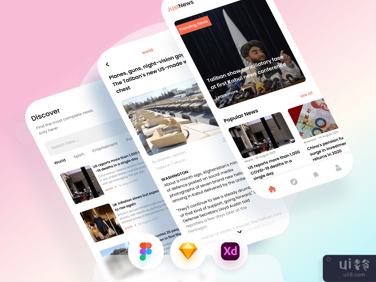 新闻和文章移动应用程序(News And Article Mobile App)插图9