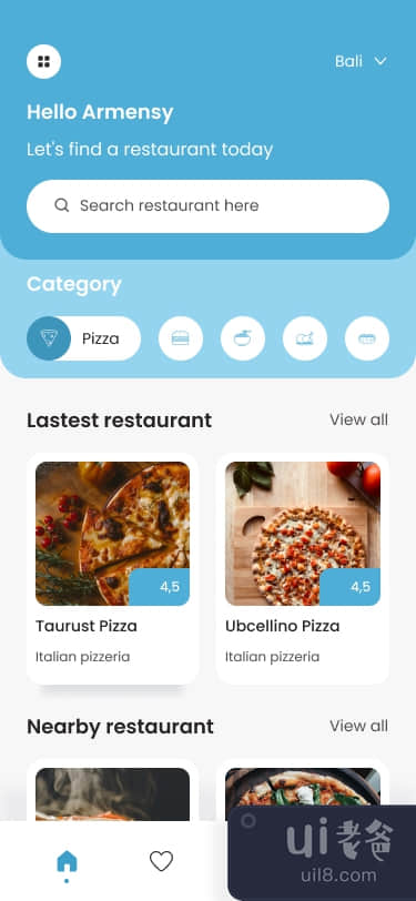 餐厅移动应用程序(Restaurant Mobile App)插图3