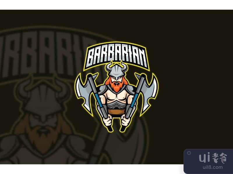 Esport Logo Barbarian