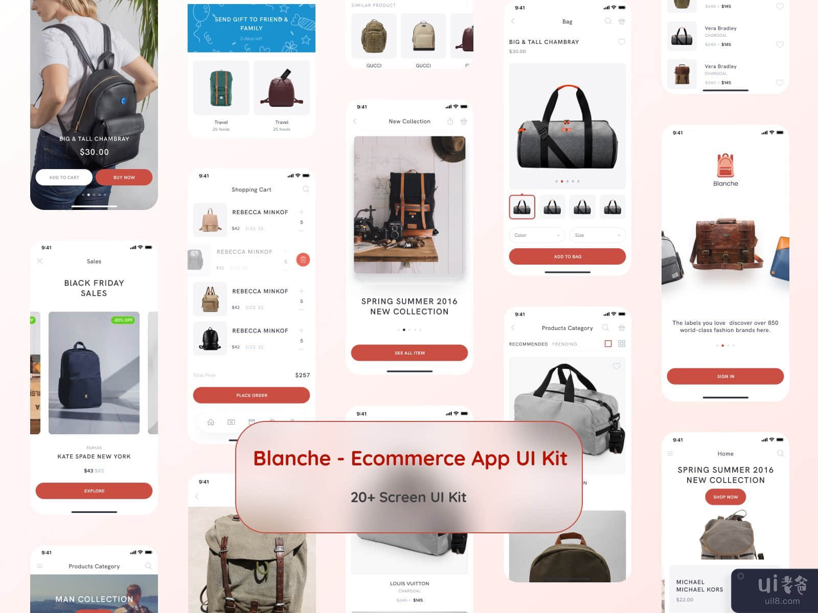Blanche - Ecommerce App UI Kit