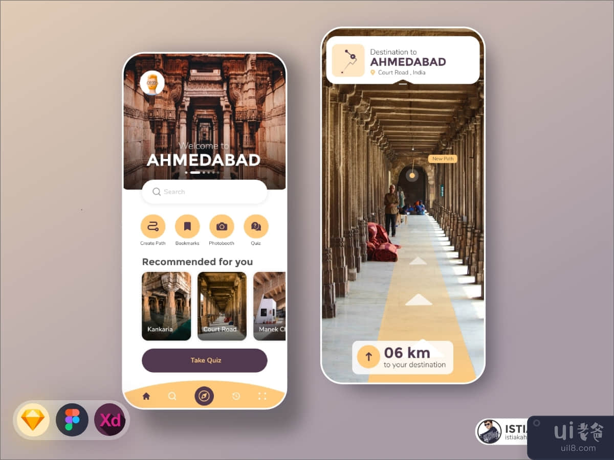 AR Travel Guide App