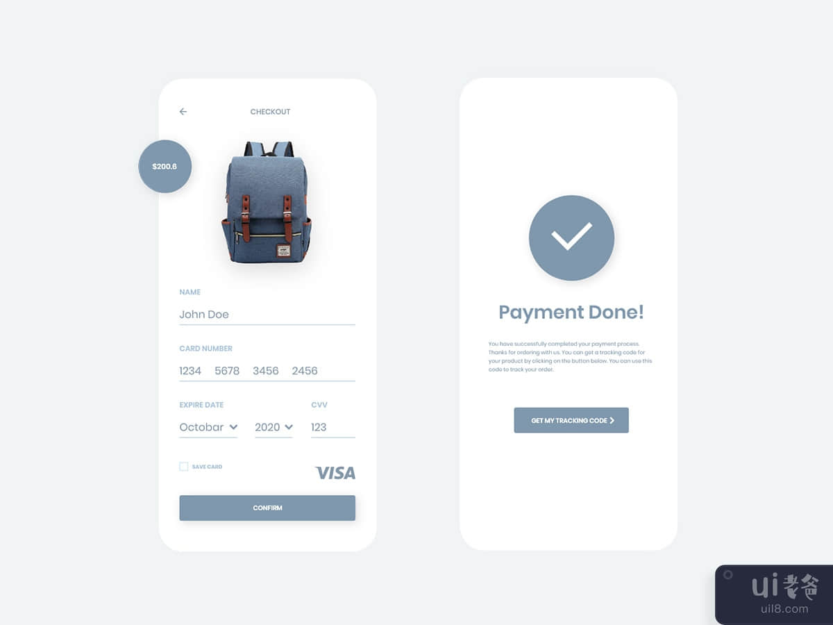 Ecommerce Shopping App Checkout UI