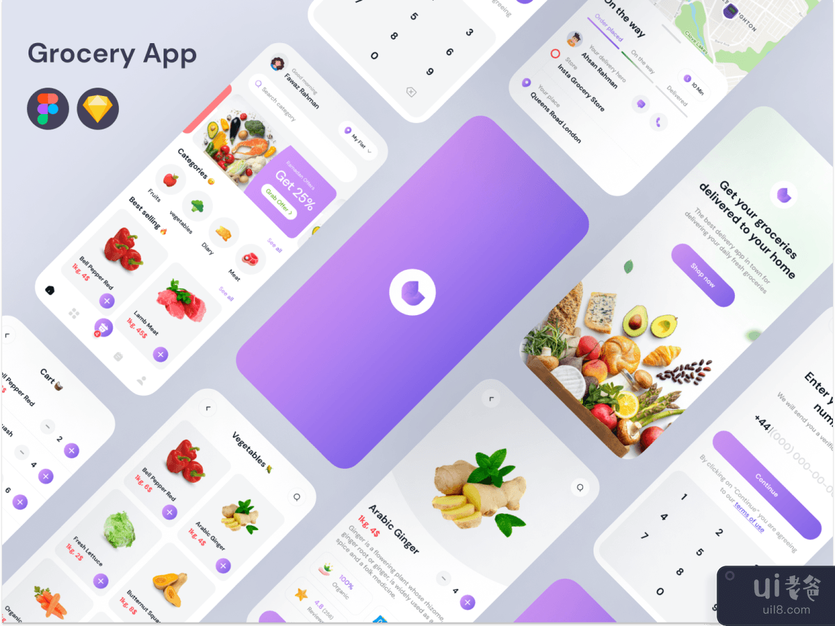 杂货店应用程序(Grocery Shop App)插图