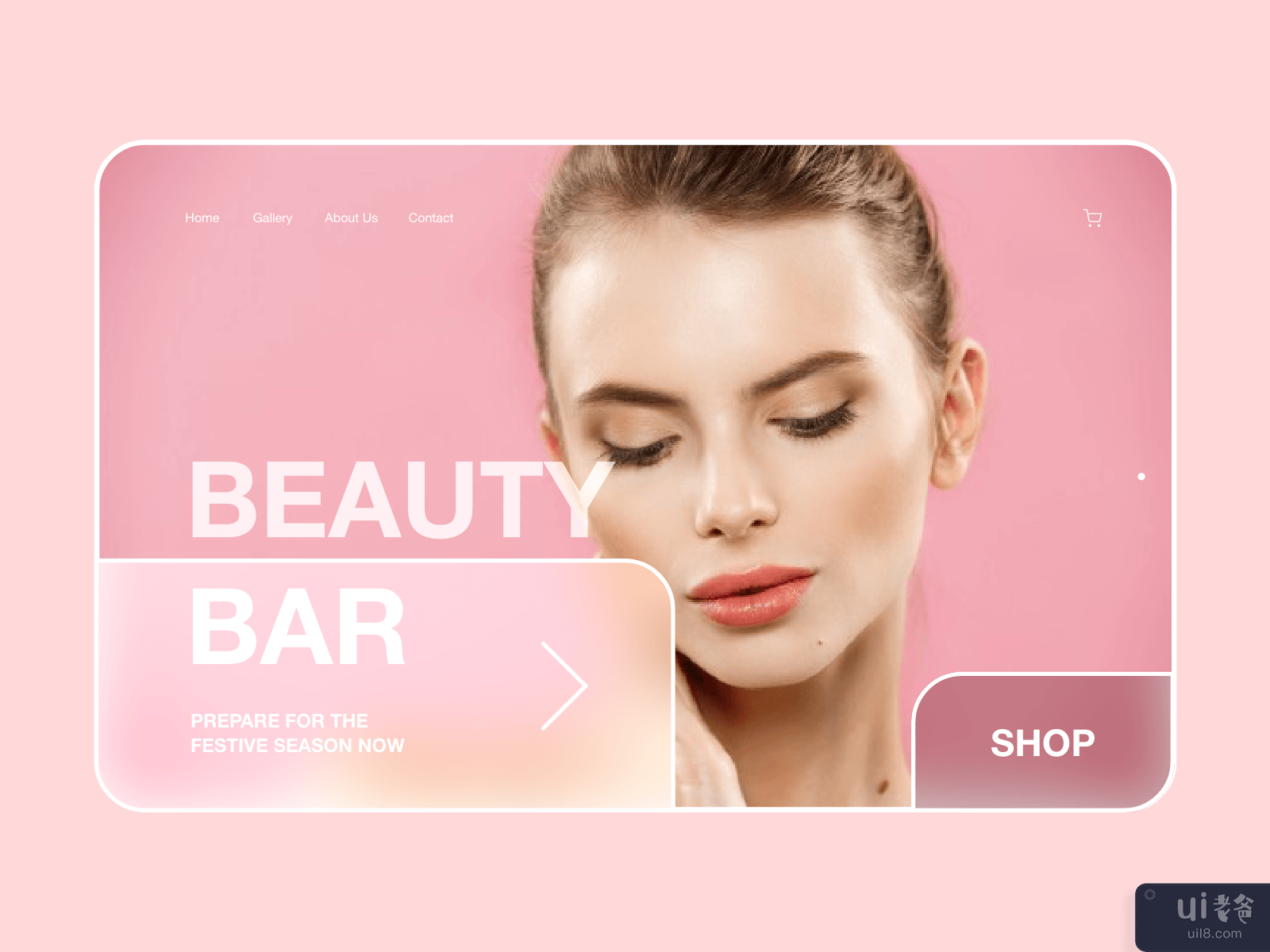 Website Header Beauty Bar