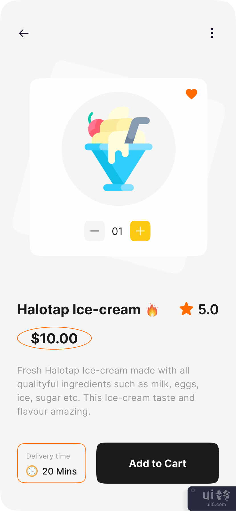 冰淇淋店应用程序(Ice-cream Store App)插图