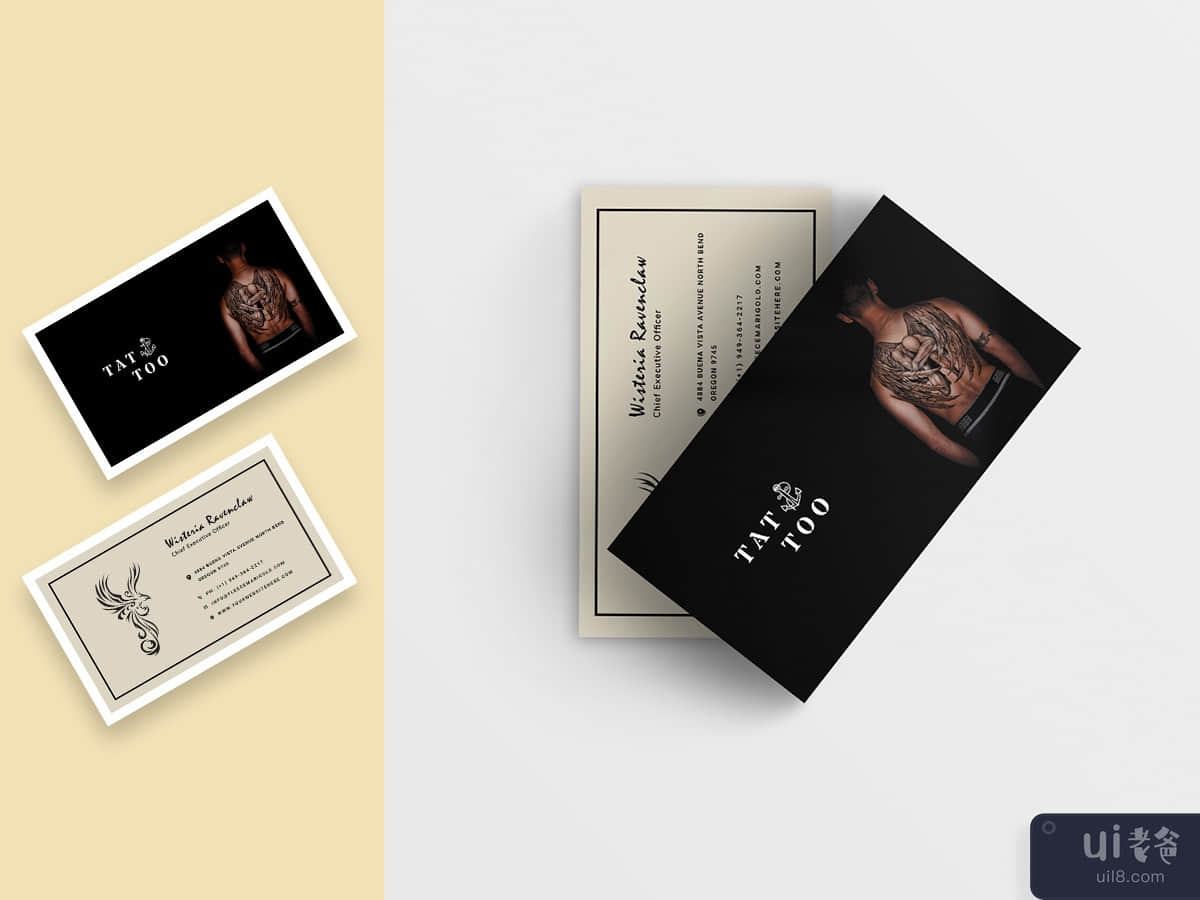 Tattoo Shop Business Card Template