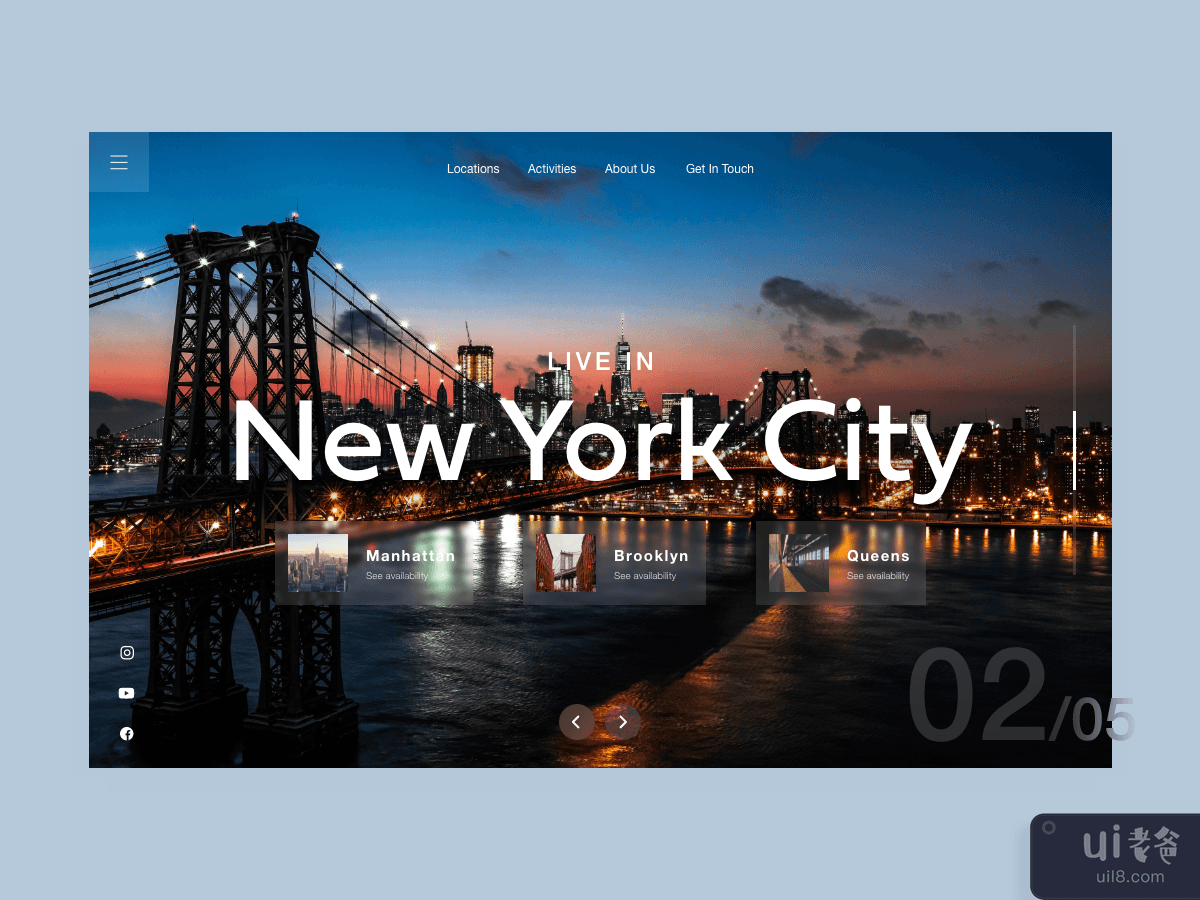 Website Header New York City