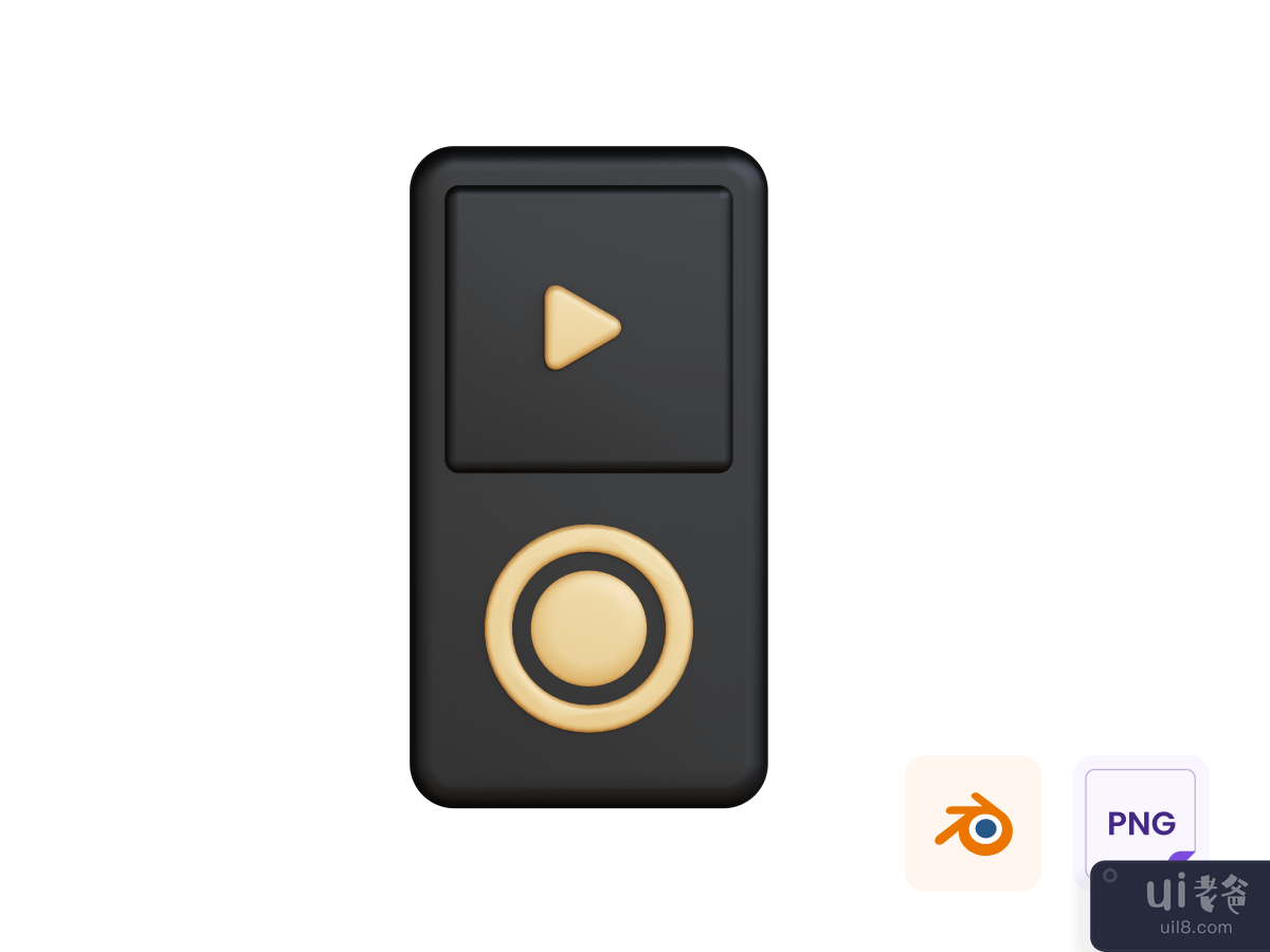 Mp3 Player 3D Icon