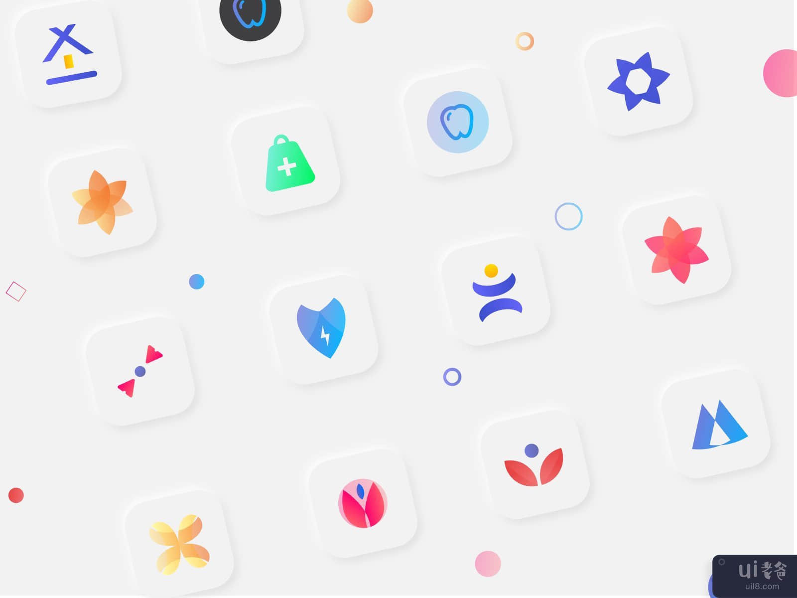 应用程序图标集(App icons set)插图
