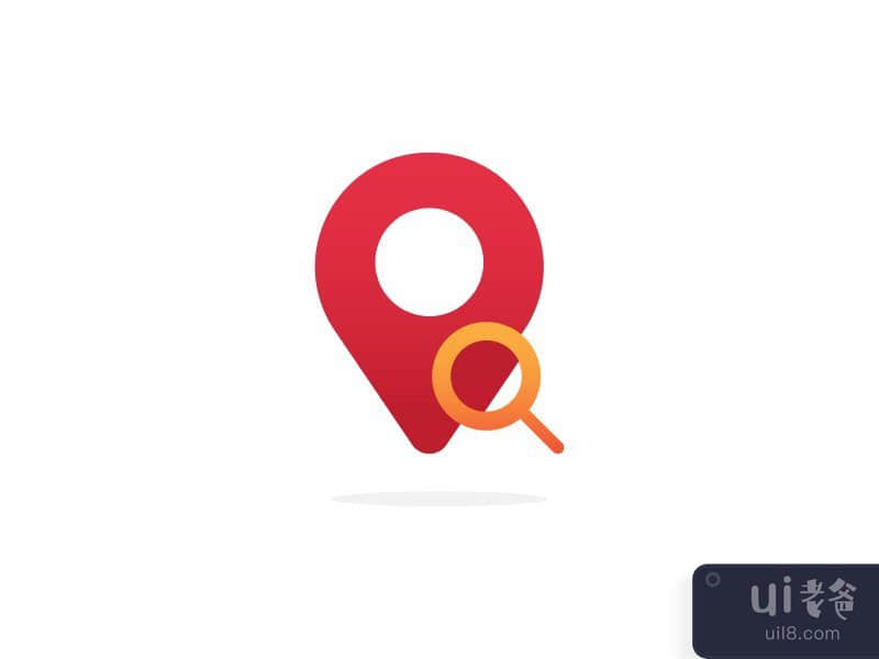 Search find location gps map pin point icon illustration vector isolated