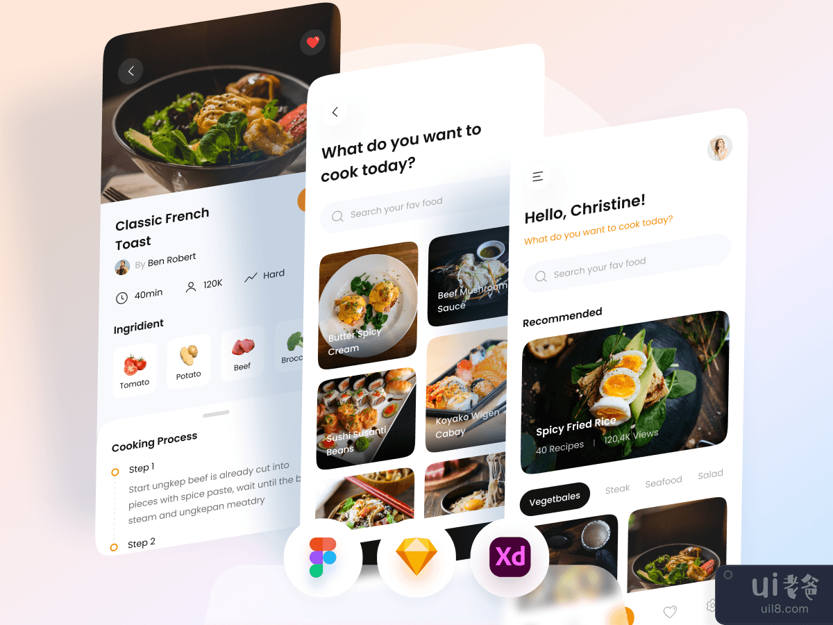 烹饪和食谱移动应用程序(Cooking and Recipes Mobile App)插图6