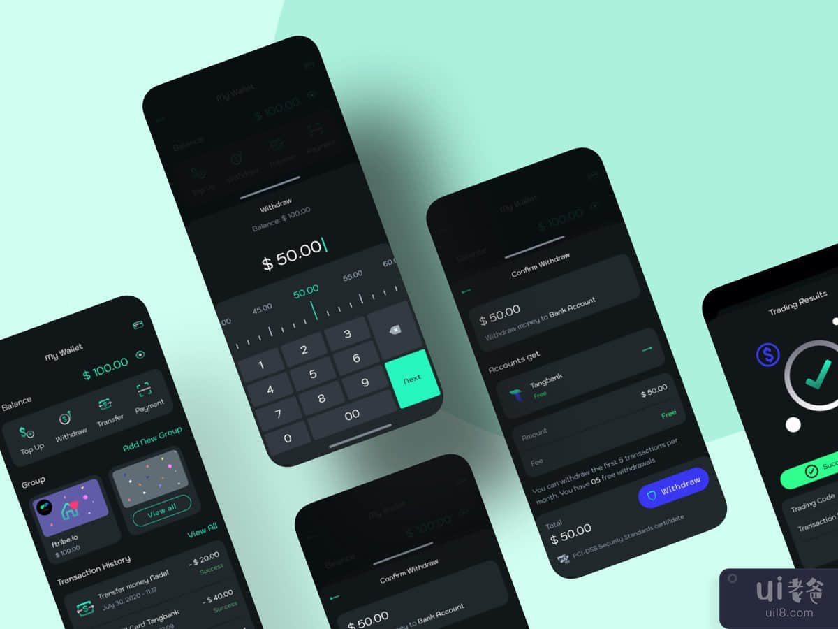 Withdraw - Digital Wallet Mobile UI Kit