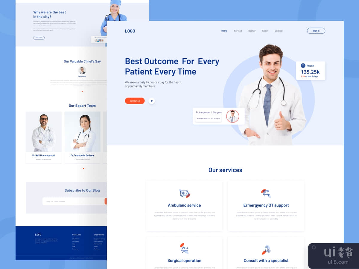 Medical Website & Landing Page