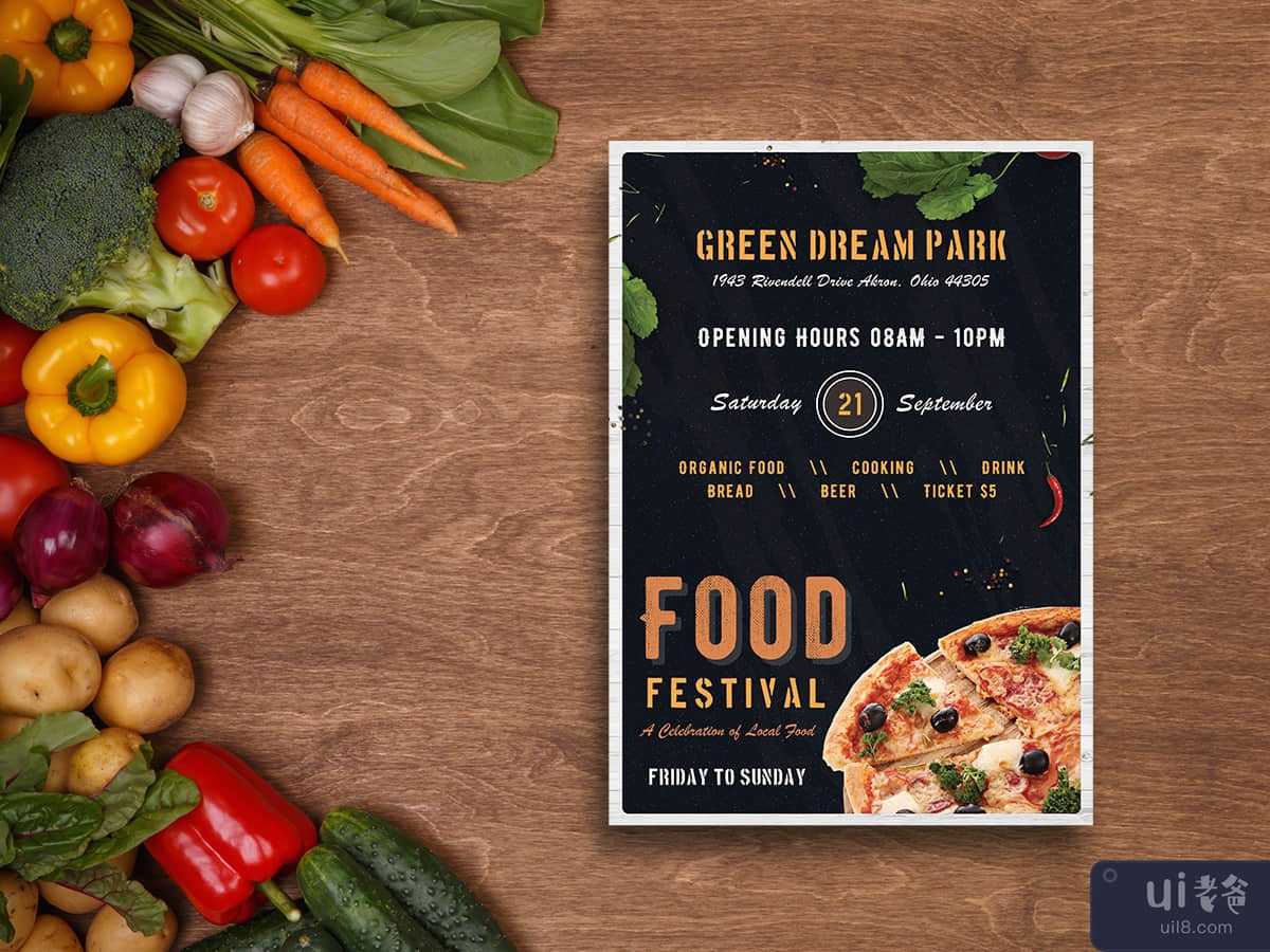 Food Festival Flyer Template-09