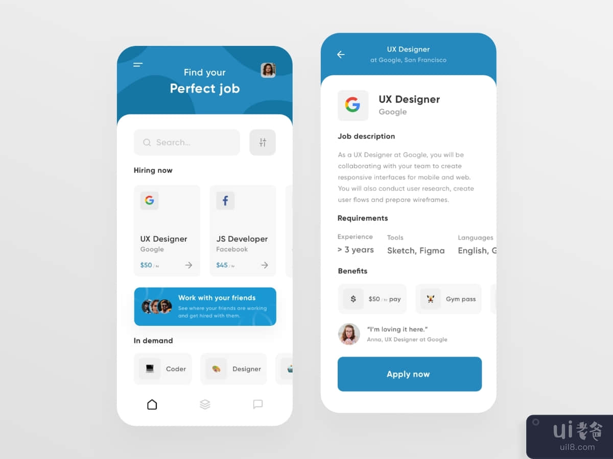 Job Search App UI