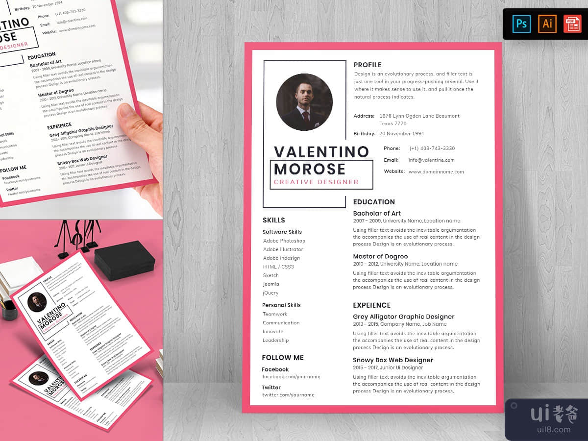 Resume CV Template-25