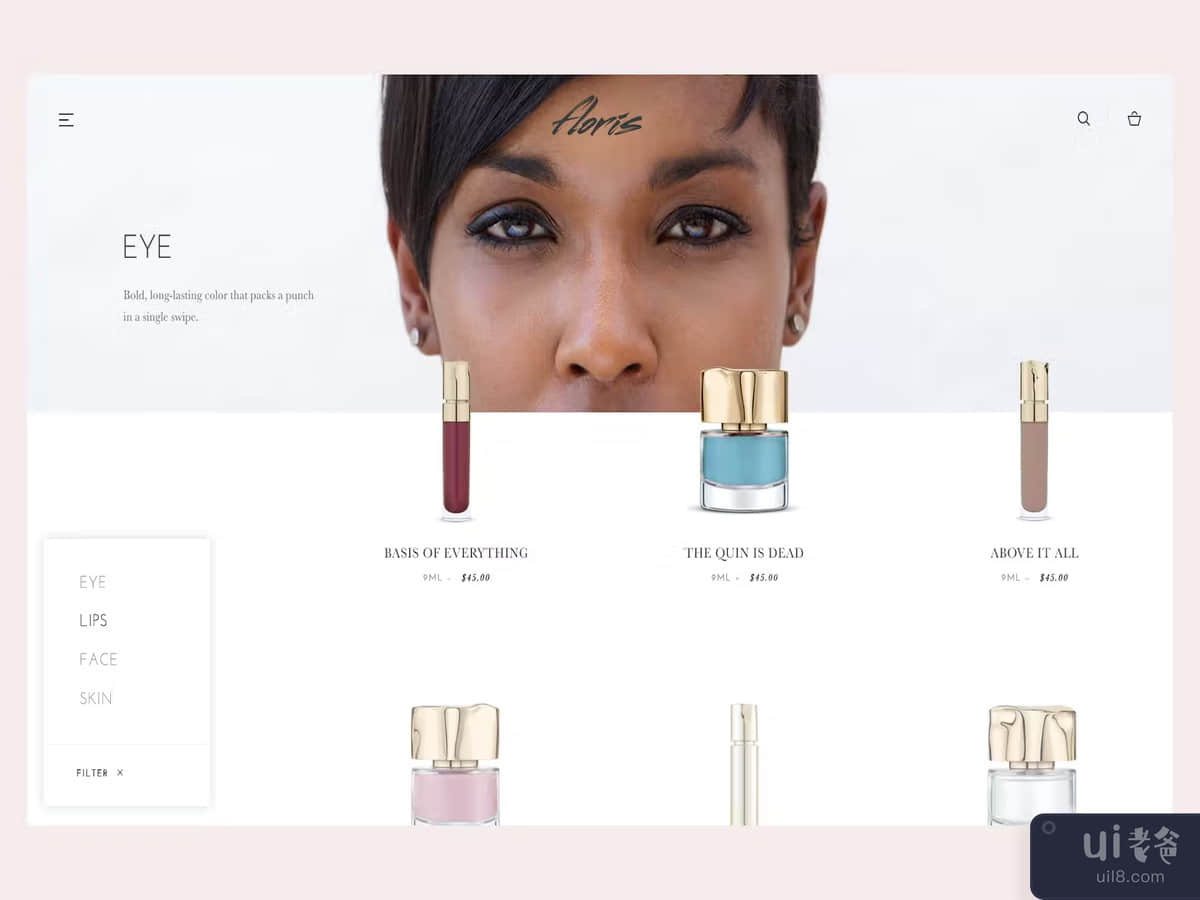 Perfume & Cosmetics Shop - Complete HTML