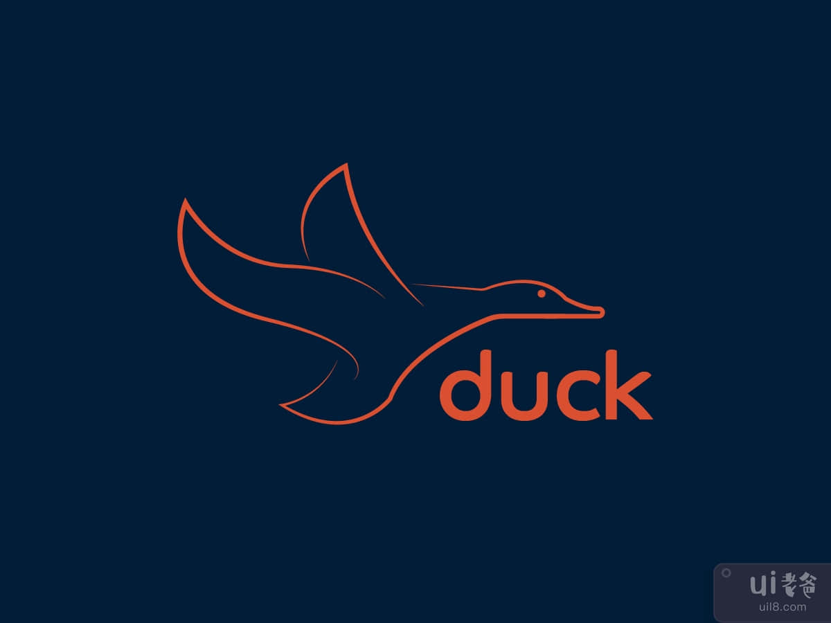 Flying Duck Logo Template