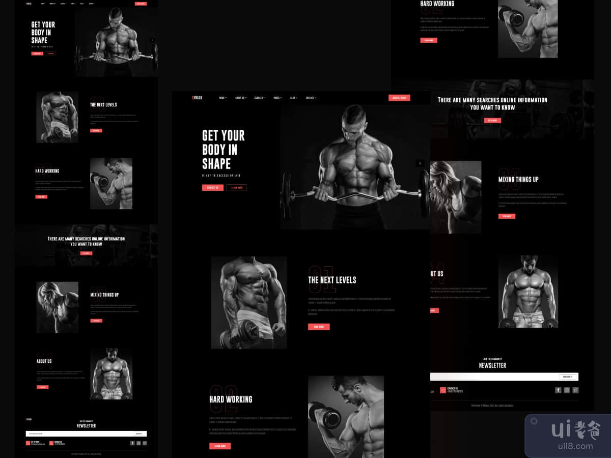 Fitness Web Template