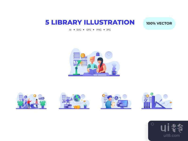 Library illustration